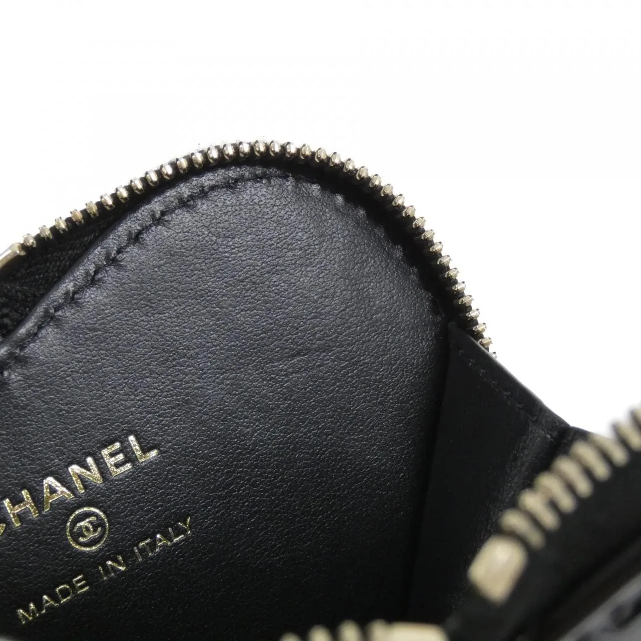 CHANEL Chanel 19 AP3296 散紙包 漆皮 黑色 漆皮 中古品A - 縮圖 7