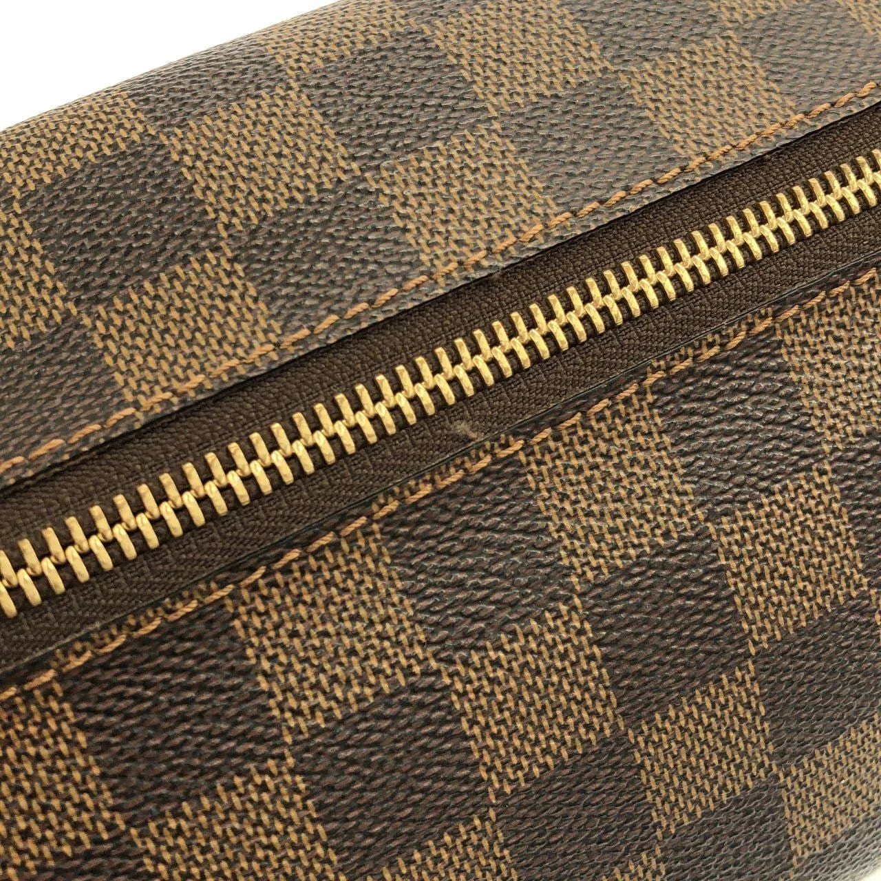LOUIS VUITTON Bum Bag N51172 肩背包 Damier 黑色 Damier 中古品A - 縮圖 4