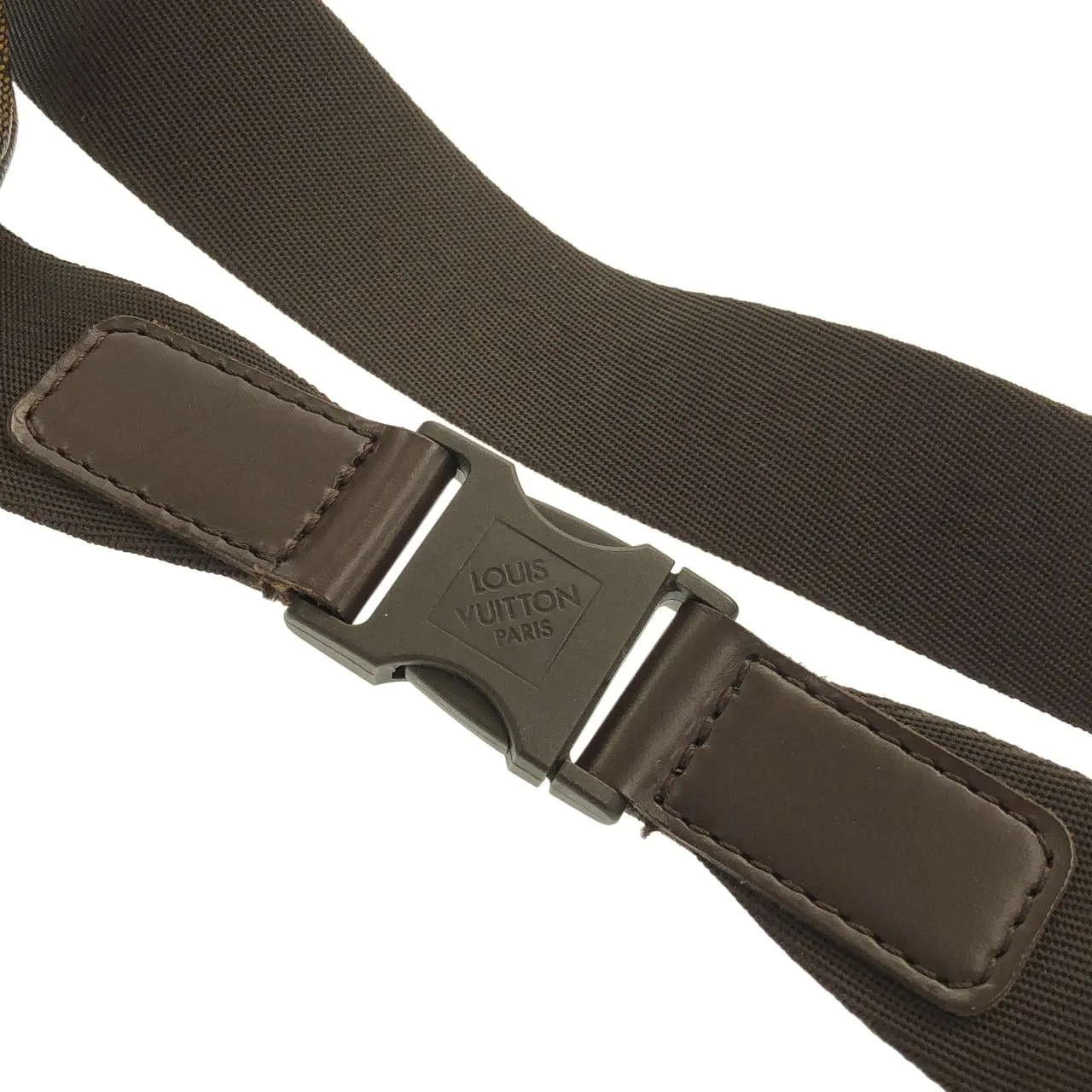 LOUIS VUITTON Bum Bag N51172 肩背包 Damier 黑色 Damier 中古品A - 縮圖 7