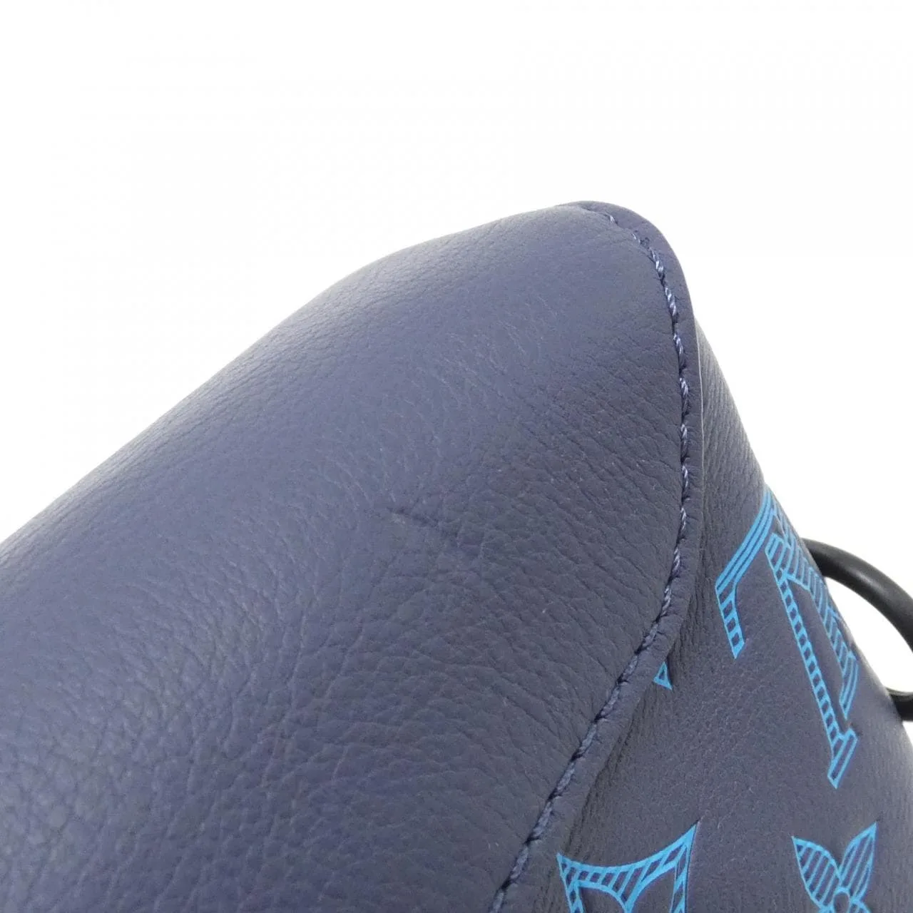 LOUIS VUITTON M46562 肩背包 Monogram 深藍色 Monogram 中古品A - 縮圖 3