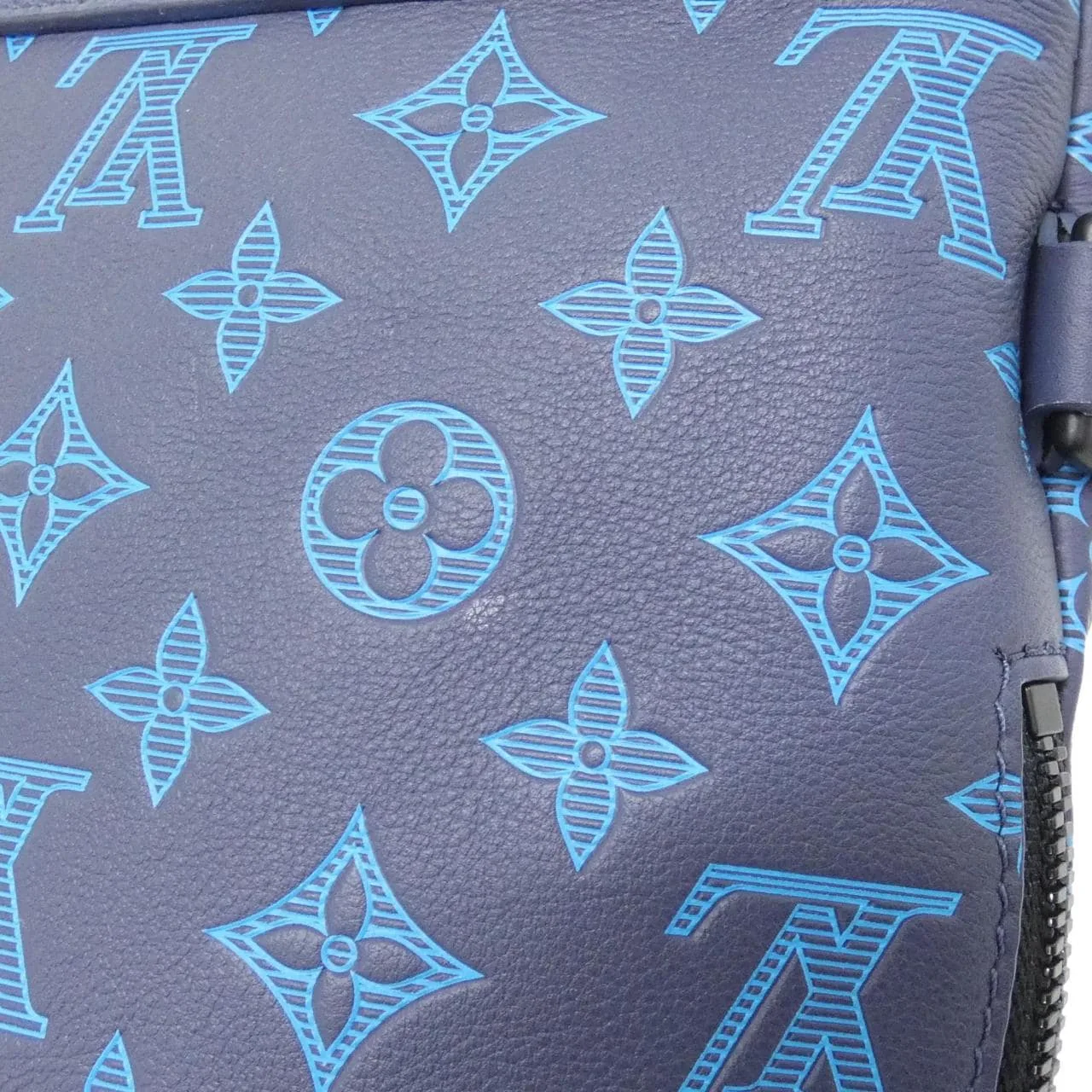 LOUIS VUITTON M46562 肩背包 Monogram 深藍色 Monogram 中古品A - 縮圖 6