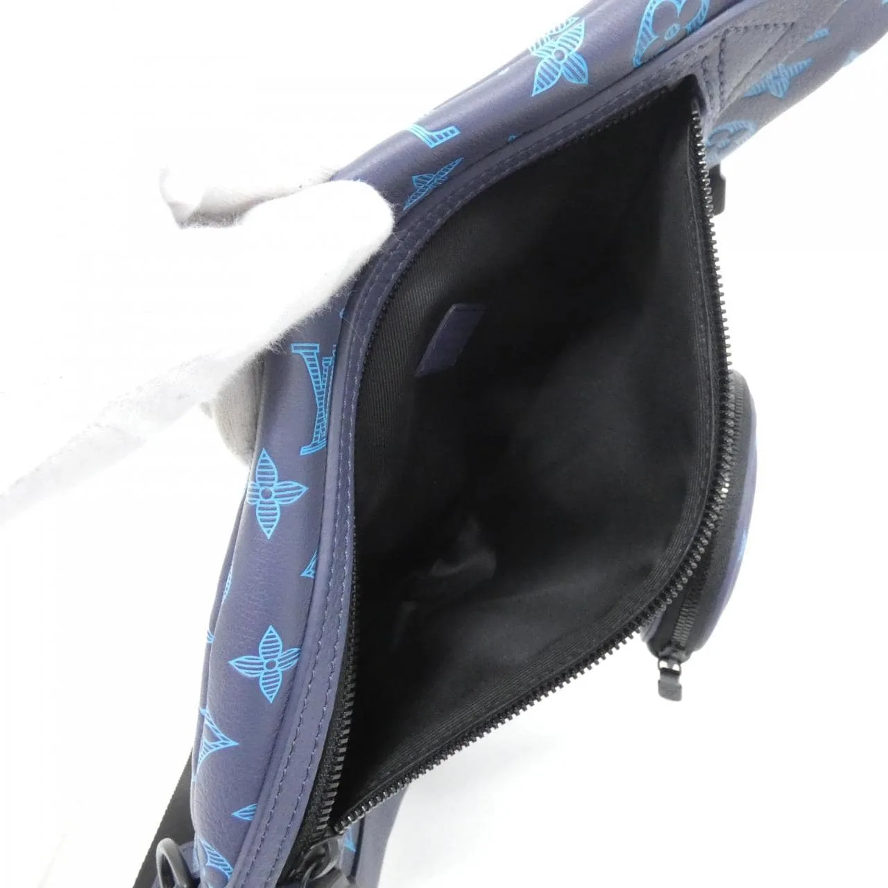 LOUIS VUITTON M46562 肩背包 Monogram 深藍色 Monogram 中古品A - 縮圖 10