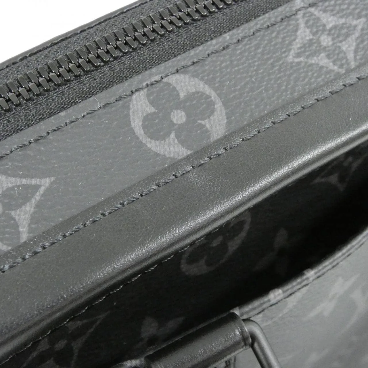 LOUIS VUITTON Soft Trunk M44952 手提包 Monogram 黑色 Monogram 中古品A - 縮圖 6