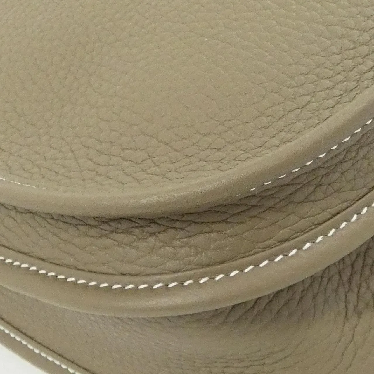 HERMES Evelyne 056277CK Shoulder Clemence Etoupe Clemence 皮 中古品A - 縮圖 3