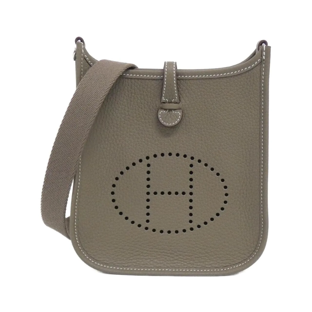 HERMES Evelyne 069426CK Shoulder Clemence Etoupe