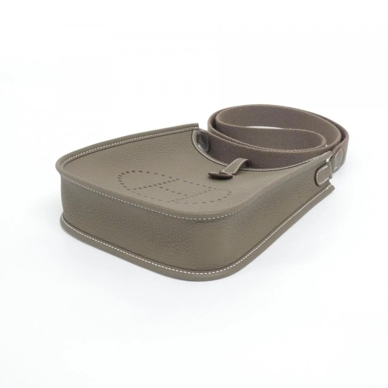 HERMES Evelyne 069426CK Shoulder Clemence Etoupe Clemence Leather Unused - Thumbnail 3