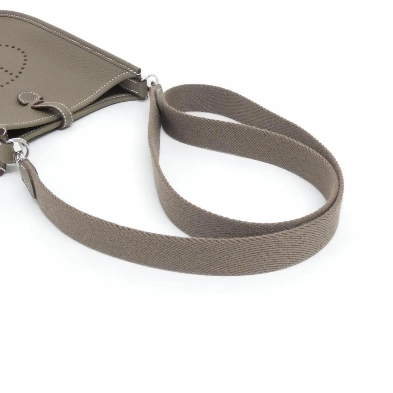 HERMES Evelyne 069426CK Shoulder Clemence Etoupe Clemence Leather Unused - Thumbnail 4