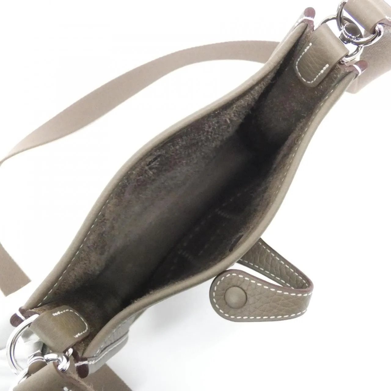 HERMES Evelyne 069426CK Shoulder Clemence Etoupe Clemence Leather Unused - Thumbnail 5