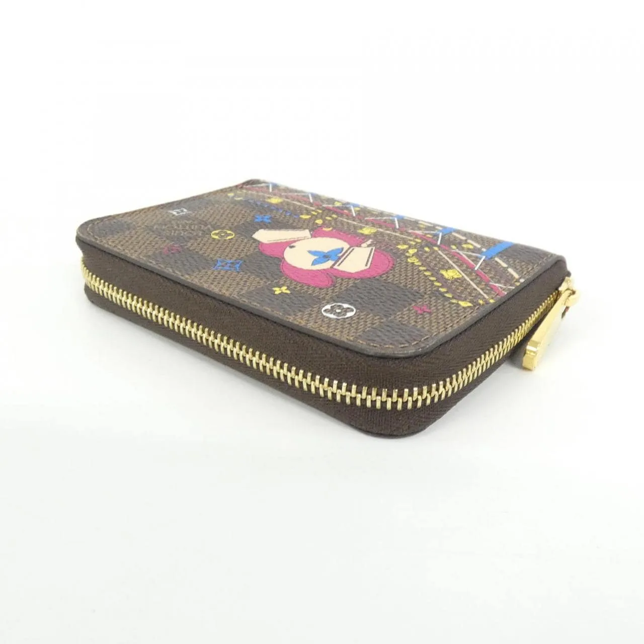 LOUIS VUITTON N60404 Coin Case Damier Black Damier Rank A - Thumbnail 3