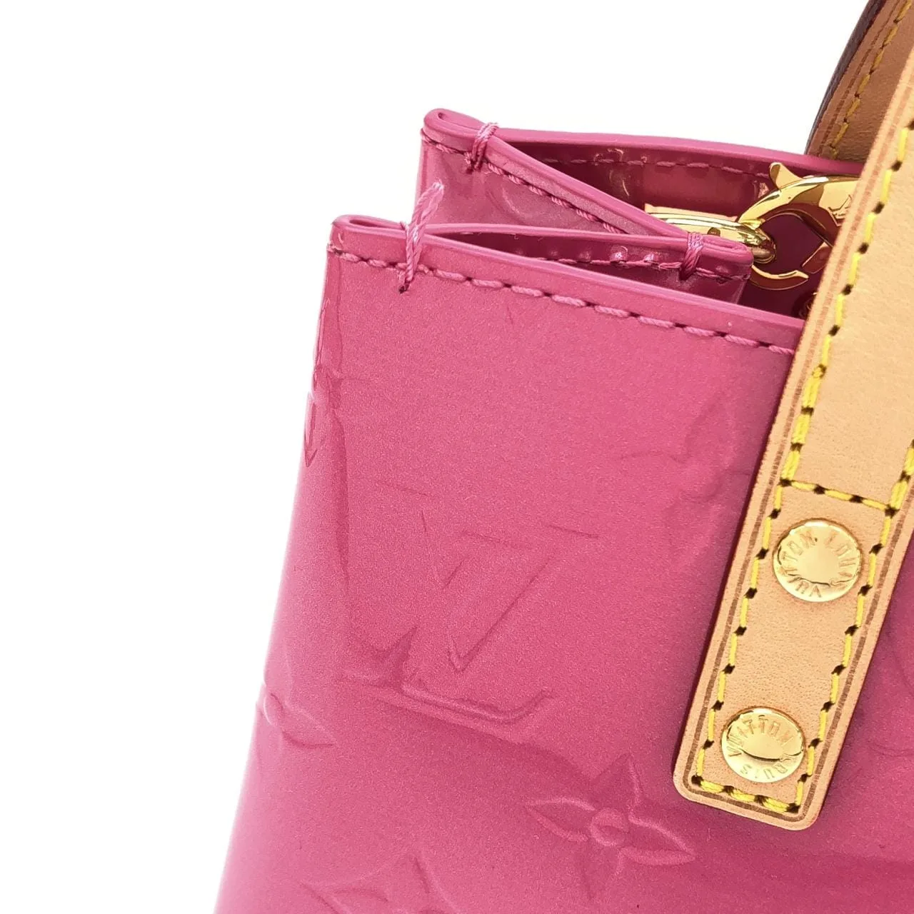 LOUIS VUITTON M24028 Handbag Vernis Pink Vernis Rank A - Thumbnail 5