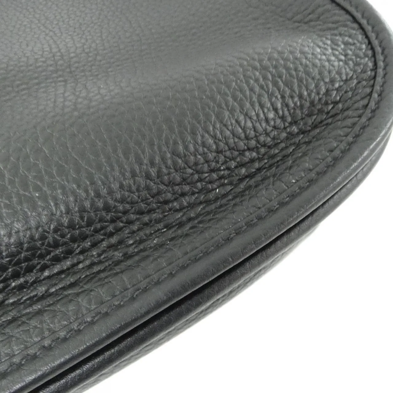 HERMES Evelyne 056277CC Shoulder Clemence Black Clemence Leather Rank A - Thumbnail 5