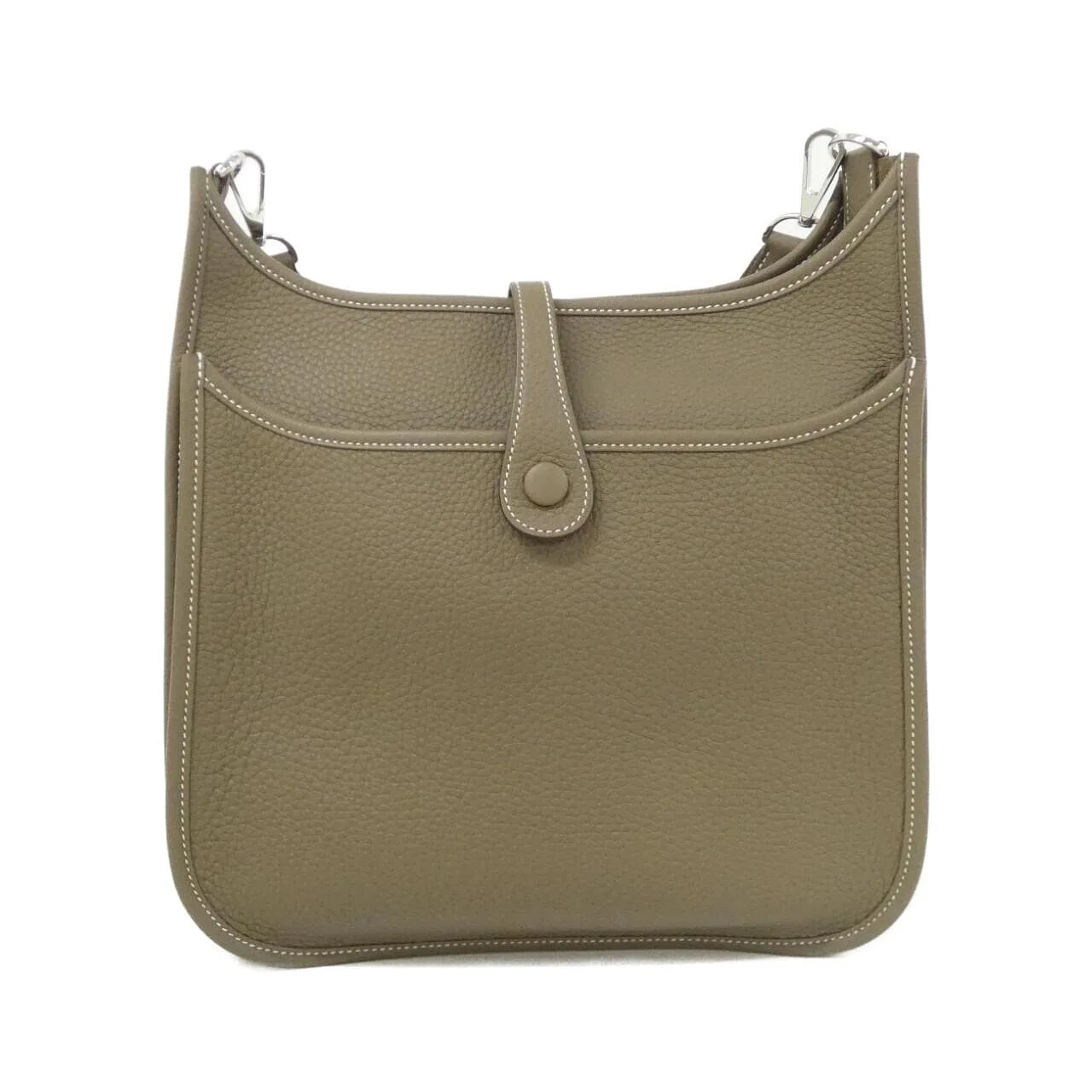 HERMES Evelyne 056277CK Shoulder Clemence Etoupe Clemence Leather Unused - Thumbnail 2