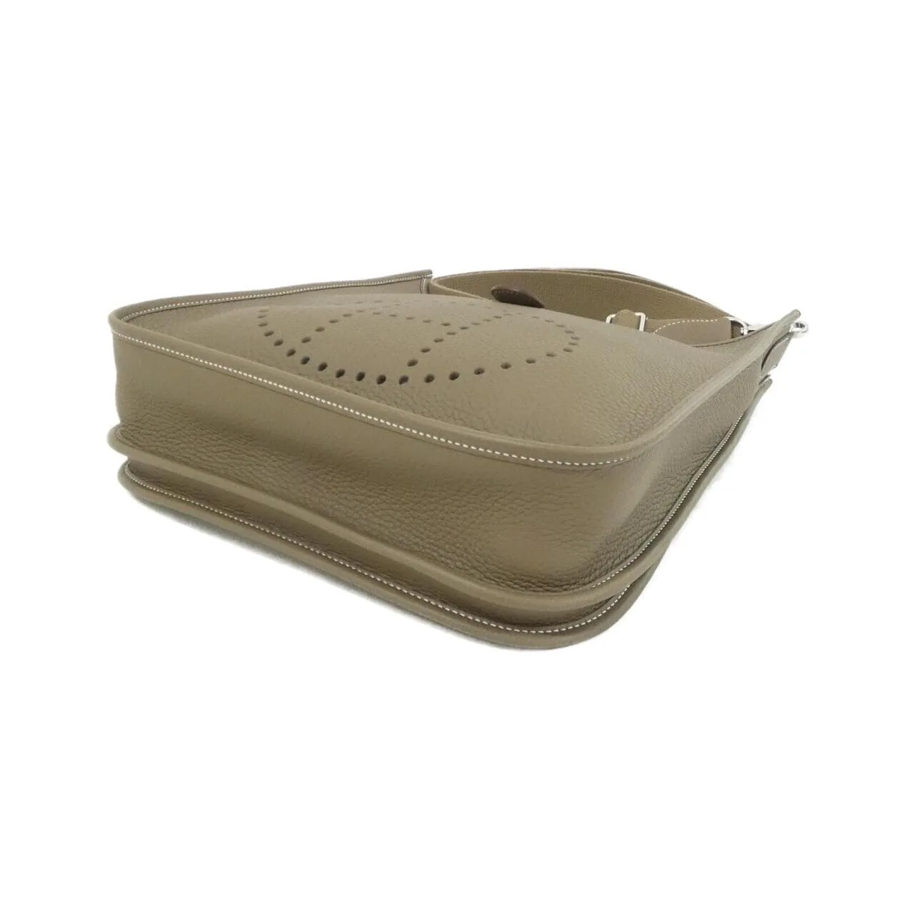 HERMES Evelyne 056277CK Shoulder Clemence Etoupe Clemence Leather Unused - Thumbnail 3