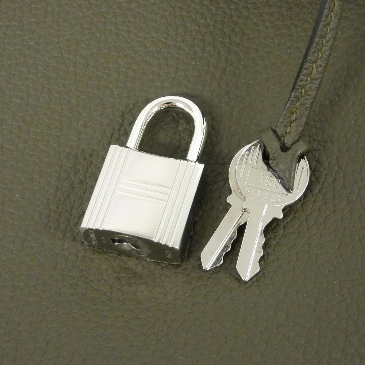 HERMES Birkin 041344CK Handbag Togo Togo Leather Unused - Thumbnail 4