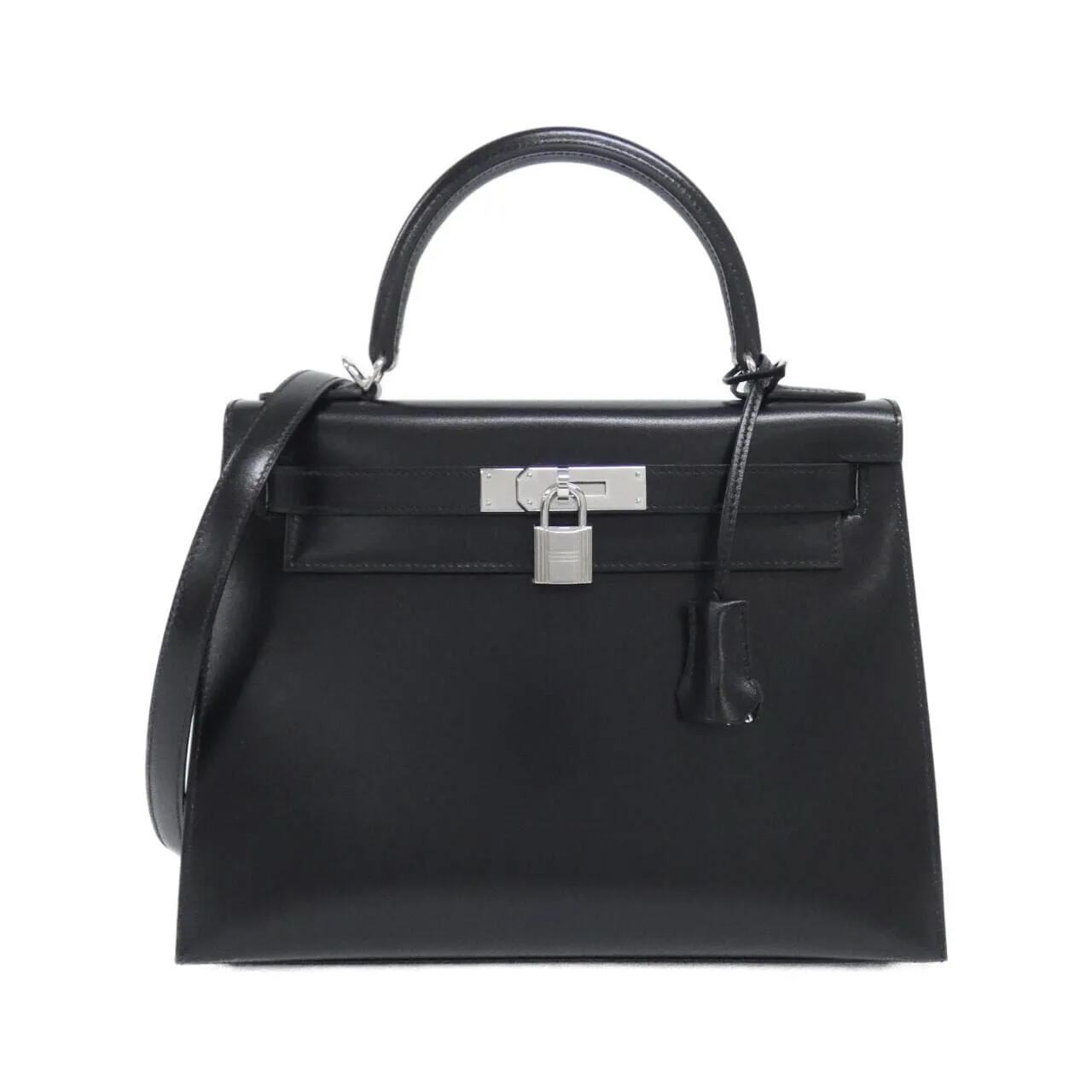 HERMES Kelly 012545CK Handbag Box Calf