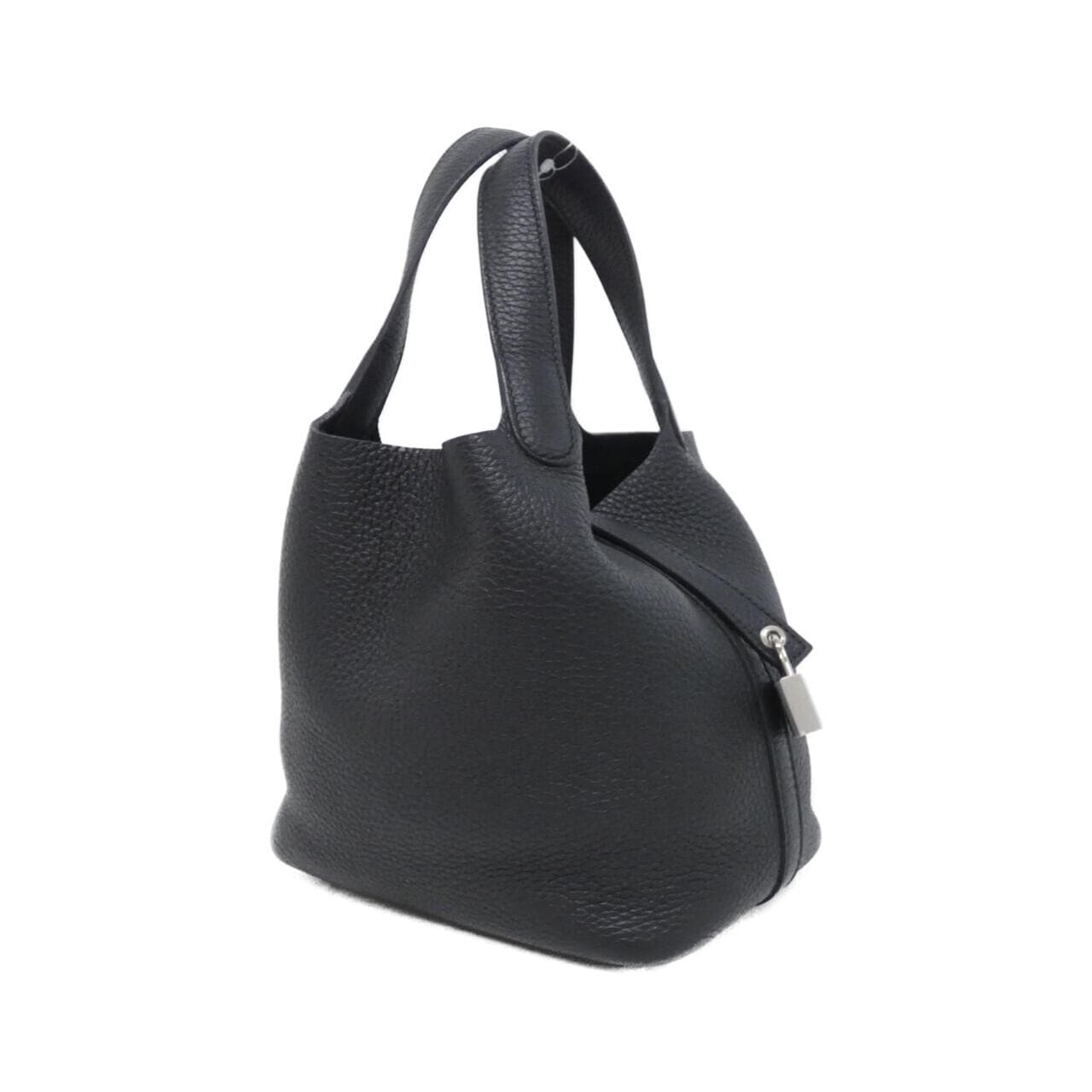HERMES Picotin 056289CK Handbag Clemence