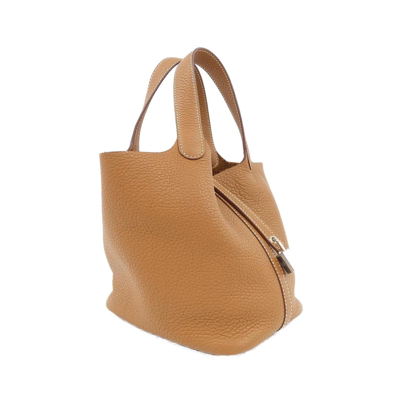 HERMES Picotin 056289CK Handbag Clemence
