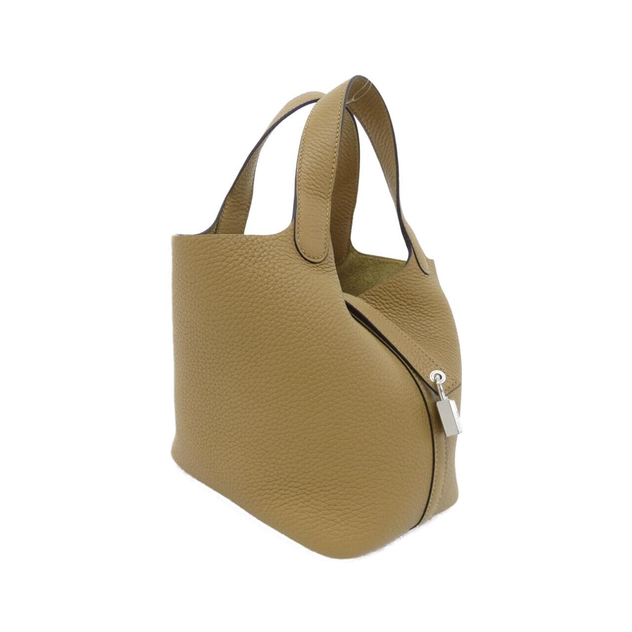 HERMES Picotin 056289CK Handbag Clemence
