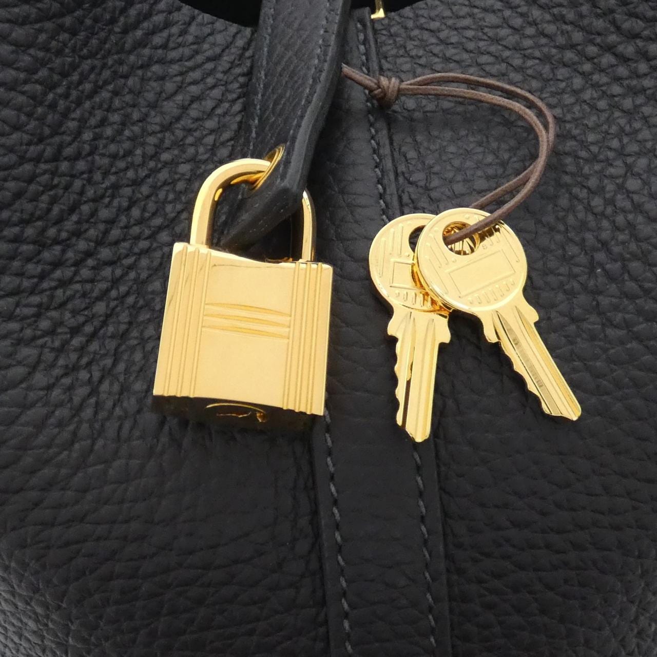 HERMES Picotin 056289CC Handbag Clemence 4