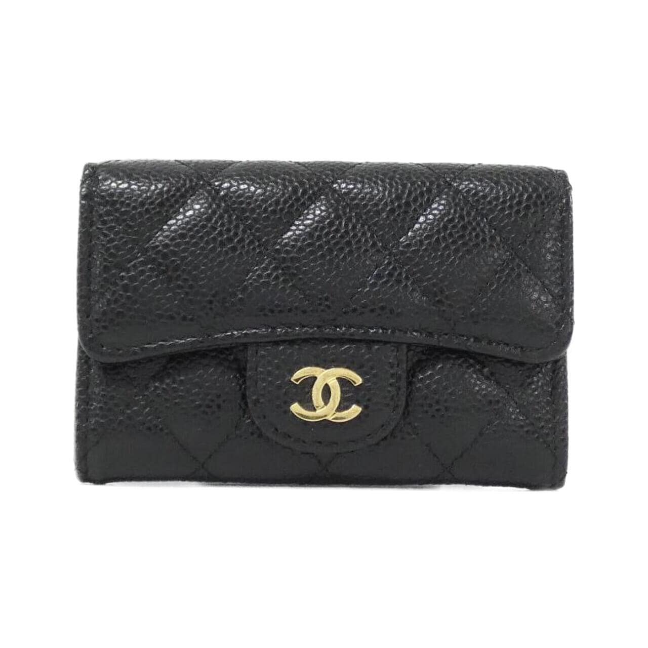 CHANEL Timeless Classic 80799 Card Case Grained Calfskin