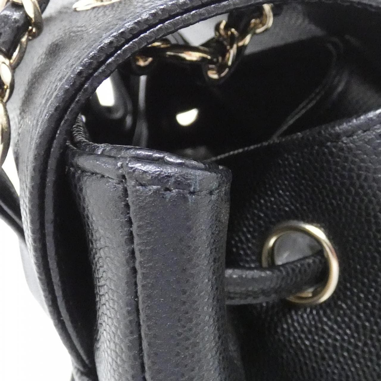 CHANEL 93748 Backpack Grained Calfskin 5