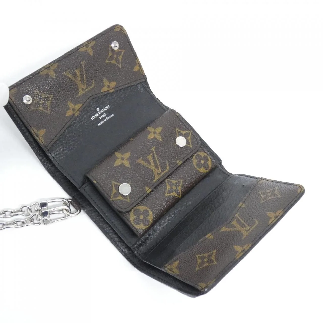 LOUIS VUITTON M60167 Wallet Monogram Black Monogram Rank A - Thumbnail 8