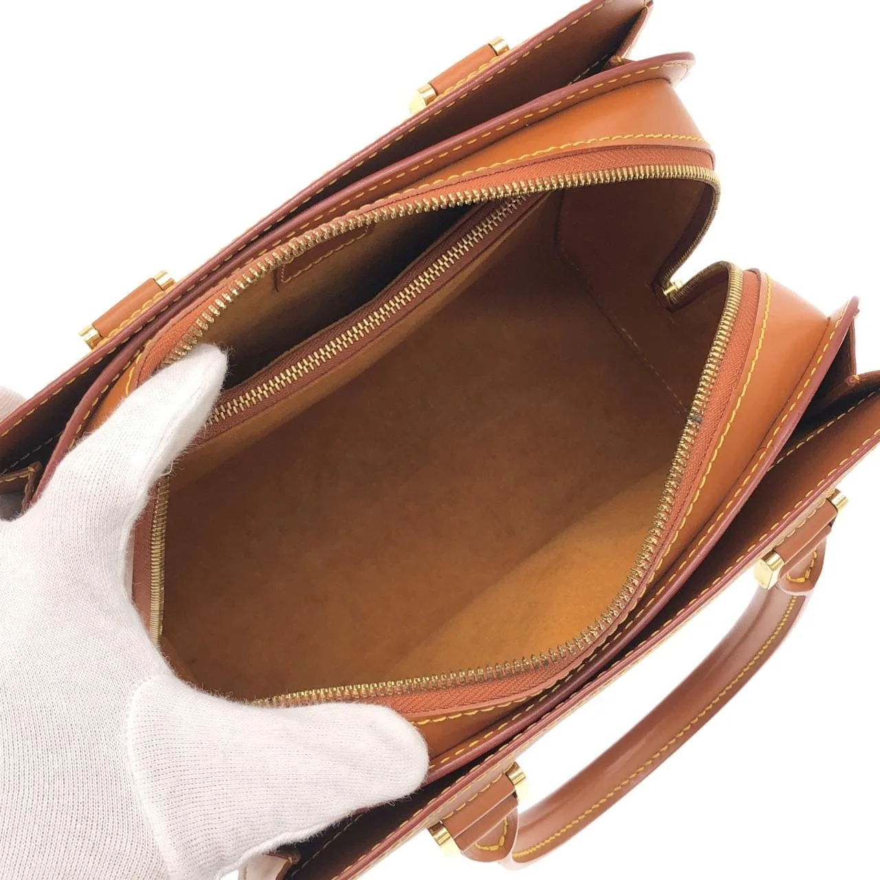 LOUIS VUITTON Pont-Neuf M52058 Handbag Epi Gold Epi Rank A - Thumbnail 8