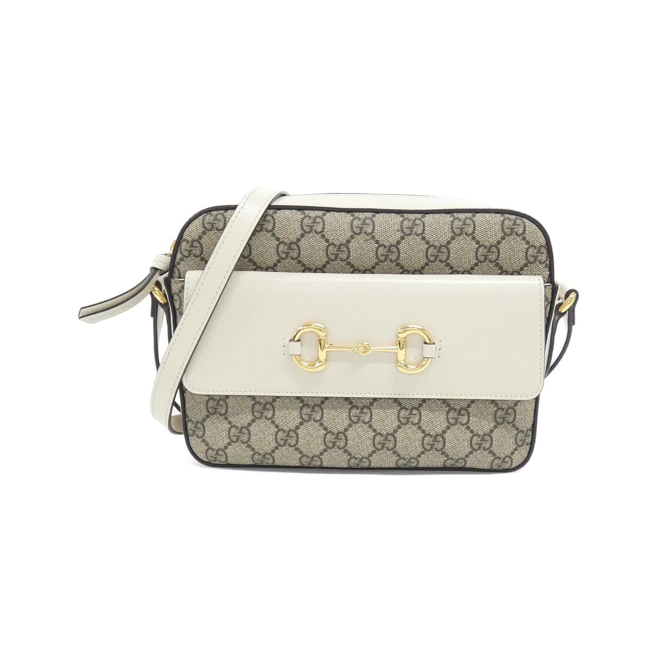 GUCCI Horsebit 1955 645454 92TCG 肩背包 帆布