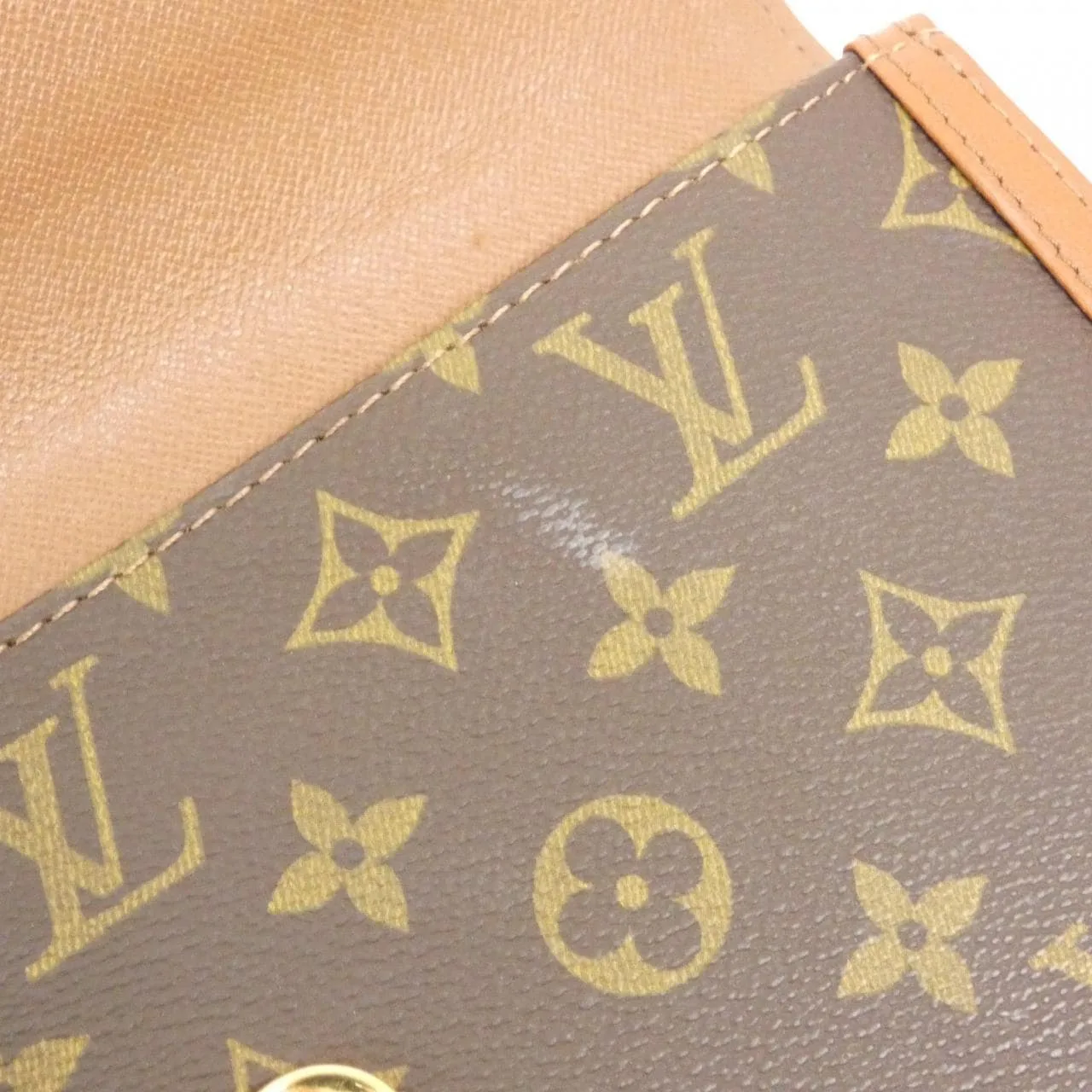 LOUIS VUITTON Pochette M51812 Handbag Monogram Black Monogram Rank A - Thumbnail 7