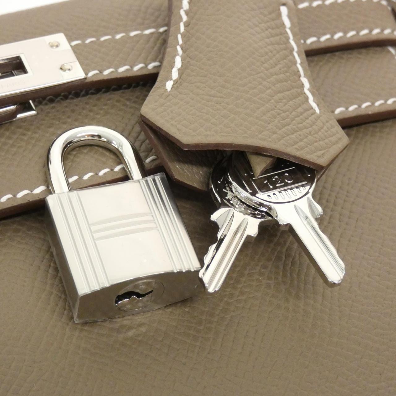 HERMES Kelly 038416CK Handbag Epsom 4