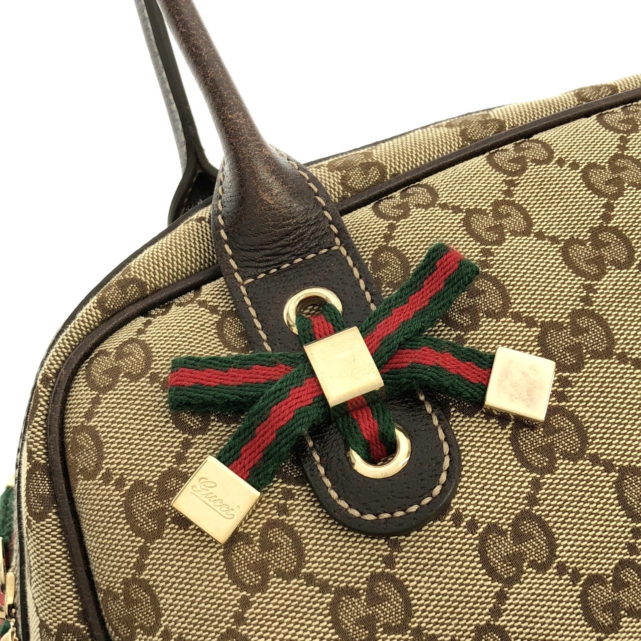 GUCCI 161720 FCERG 肩背包 帆布 4