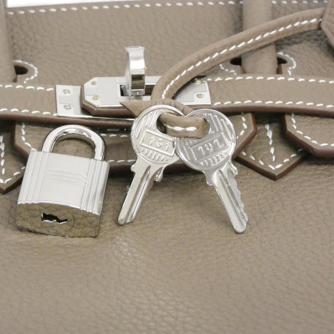 HERMES Birkin 041344CK Handbag Togo 4