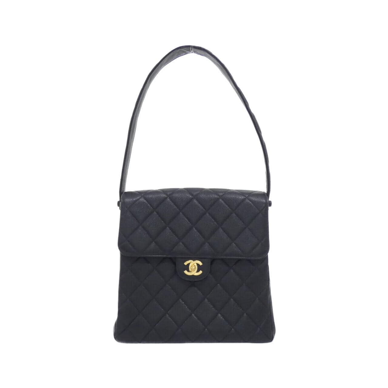 CHANEL Shoulder Grained Calfskin