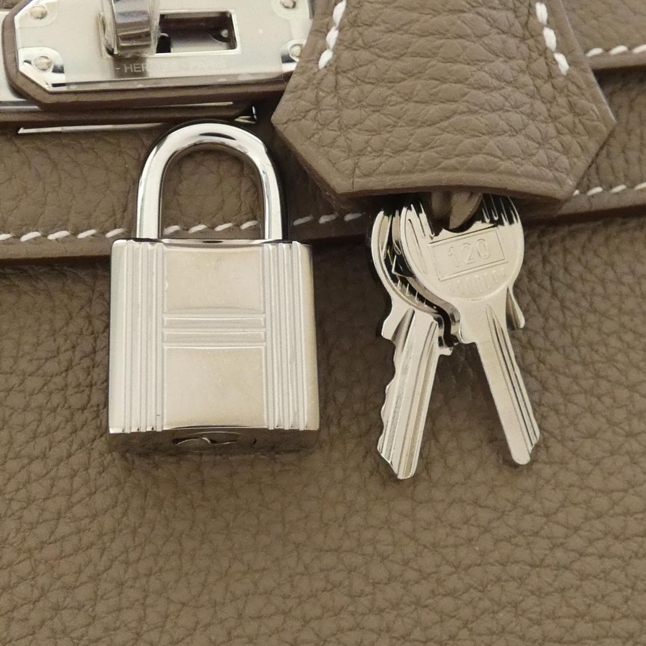 HERMES Kelly 044624CK Handbag Togo 4