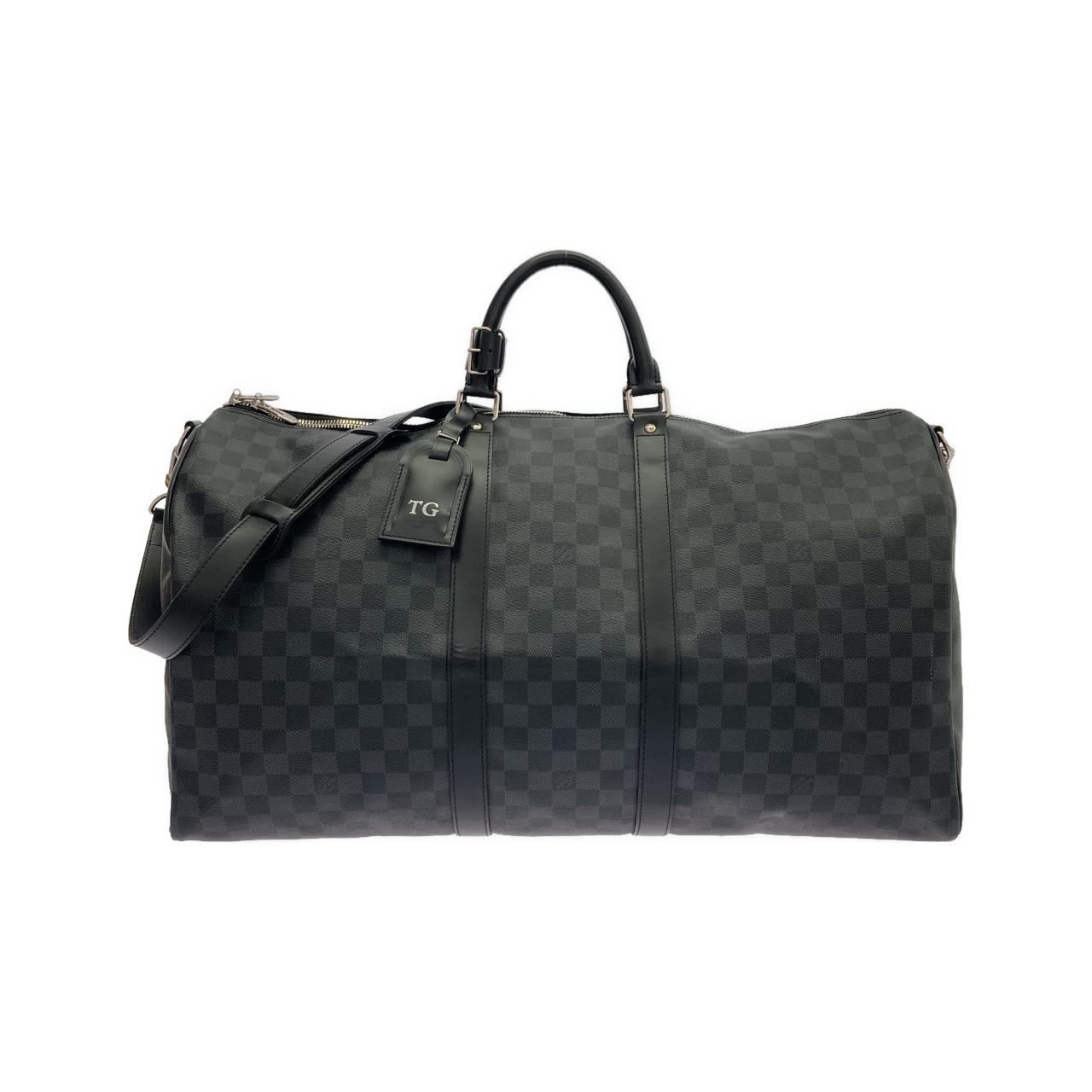 LOUIS VUITTON Keepall N41413 波士頓包 Damier