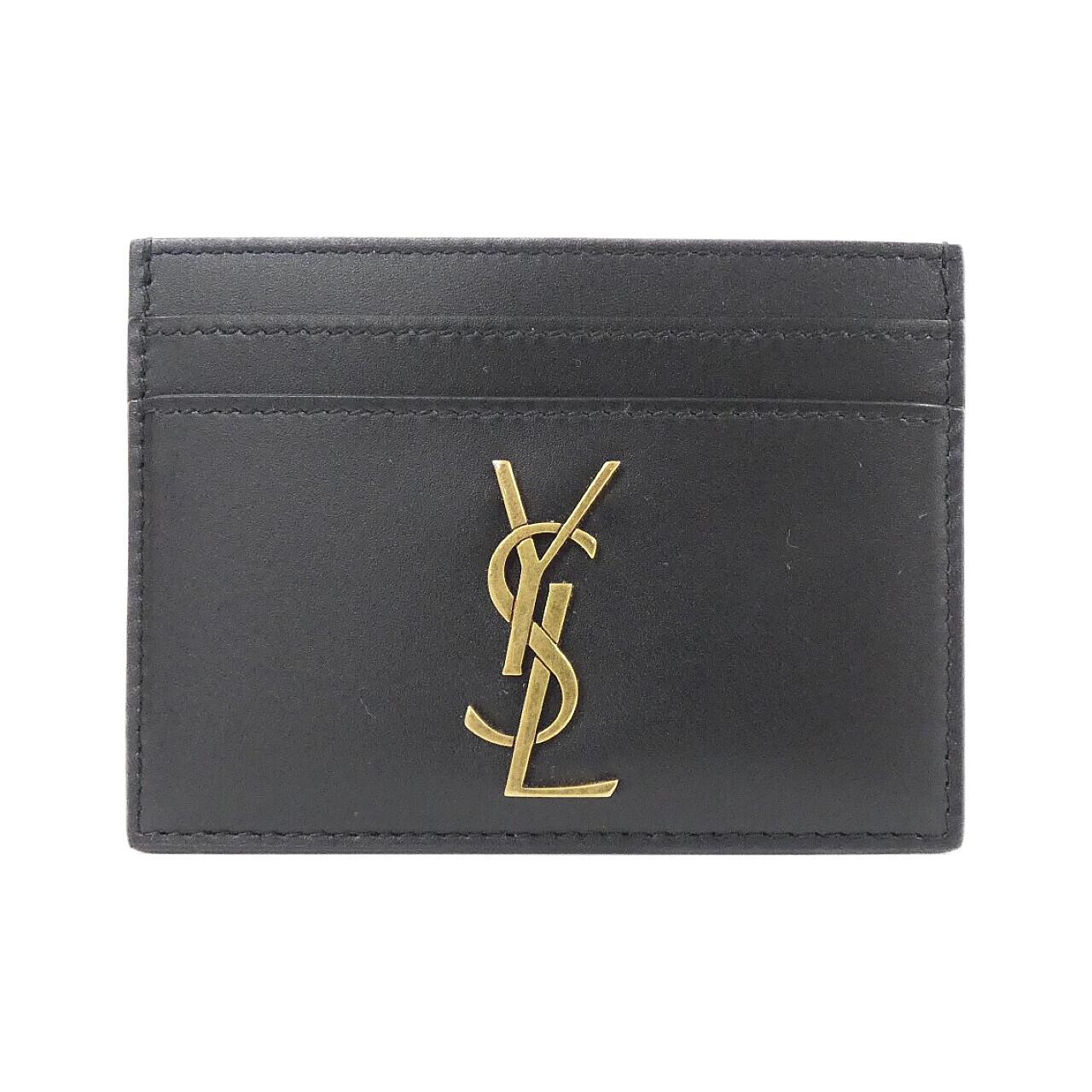 SAINT LAURENT 370778 Card Case Leather