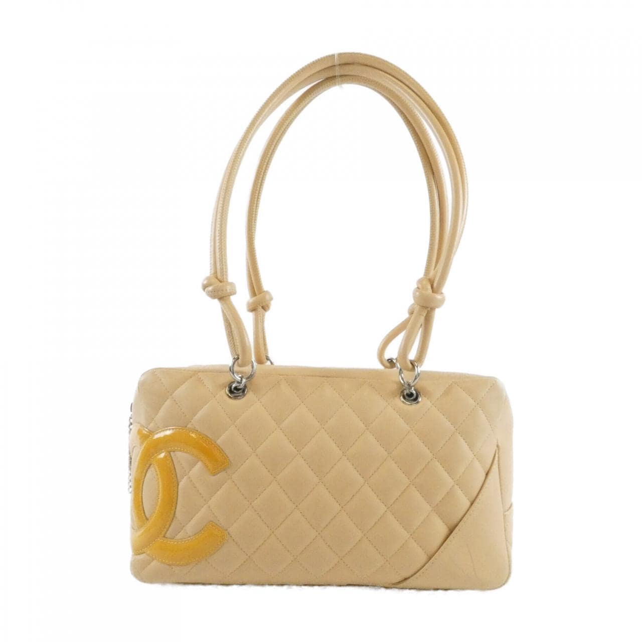 CHANEL Cambon 25171 Shoulder Patent Leather