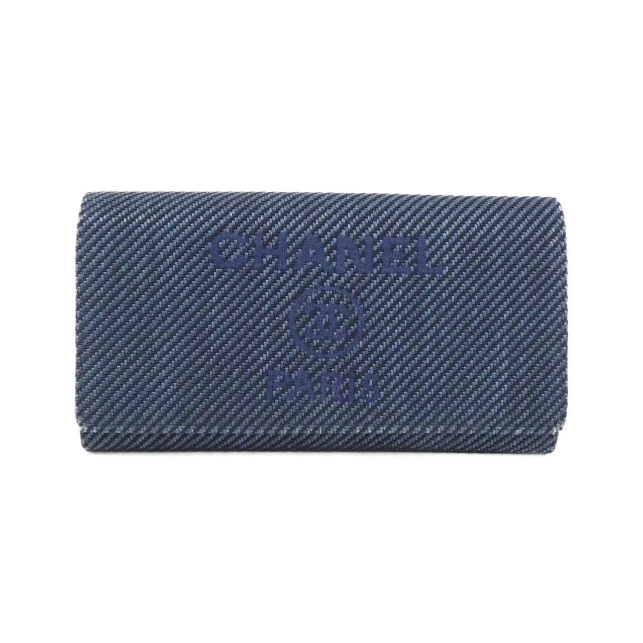 CHANEL Deauville 81976 Wallet Canvas