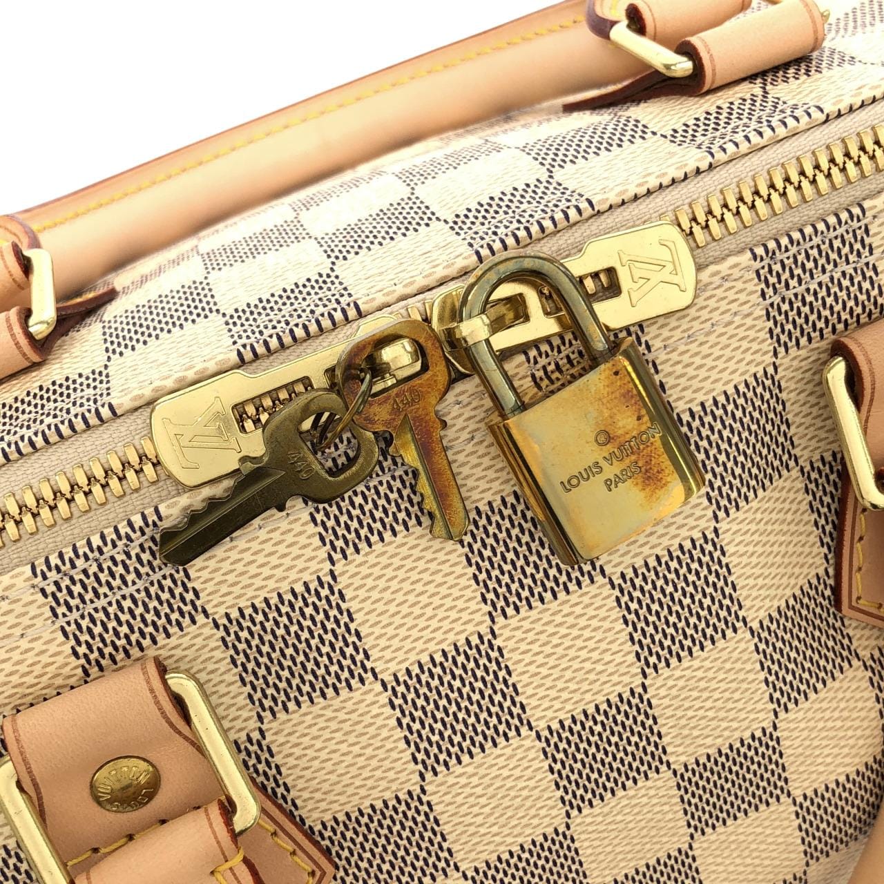 LOUIS VUITTON Speedy N41001 波士頓包 Damier 3