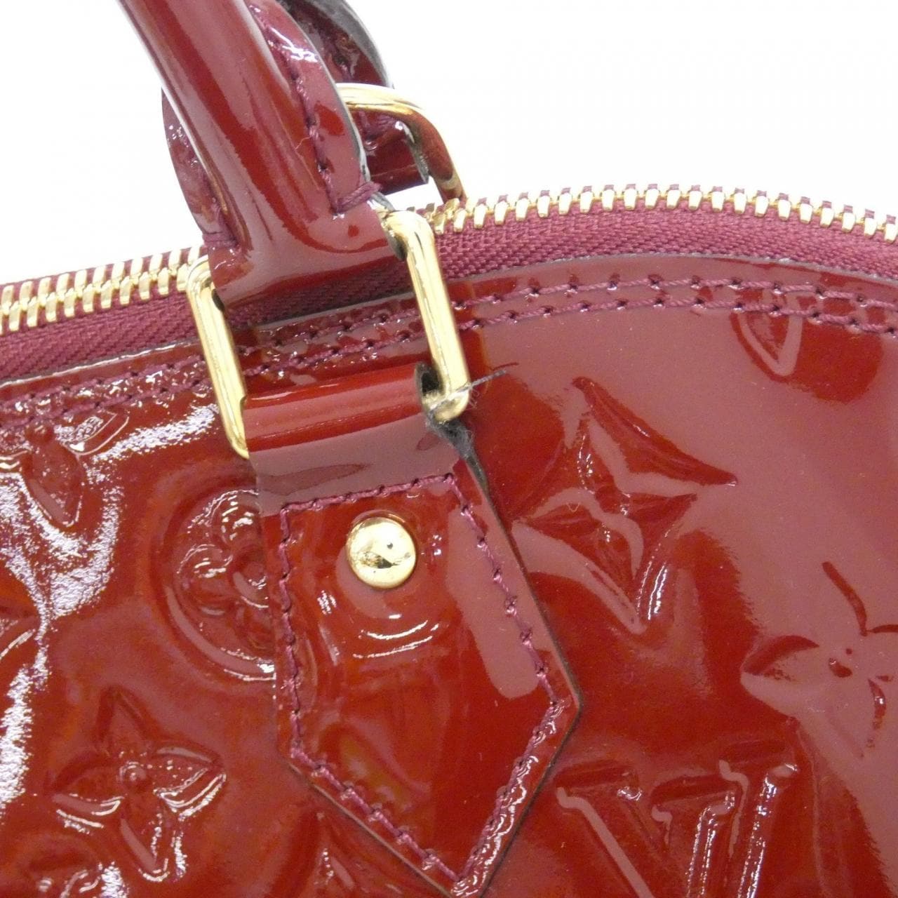 LOUIS VUITTON Alma M90238 手提包 Vernis 漆皮 5