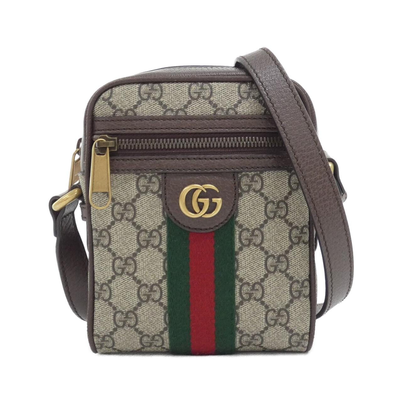 GUCCI 598127 96IWT Shoulder Canvas