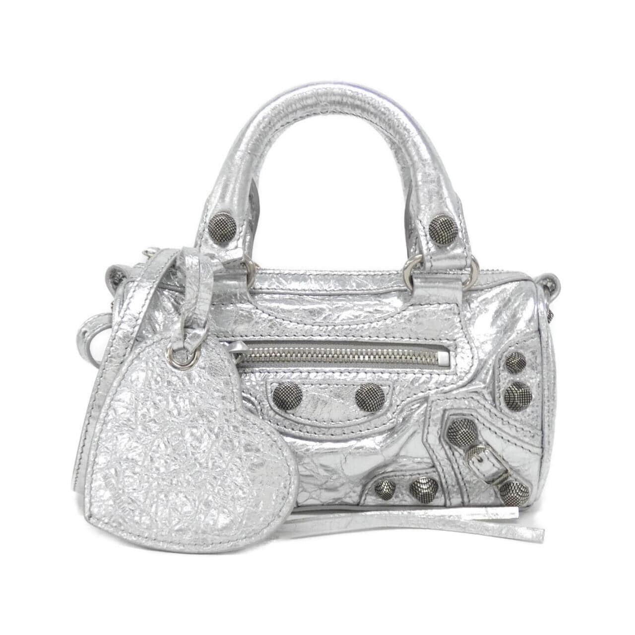 BALENCIAGA Le Cagole 792599 0GT3Y Handbag Leather