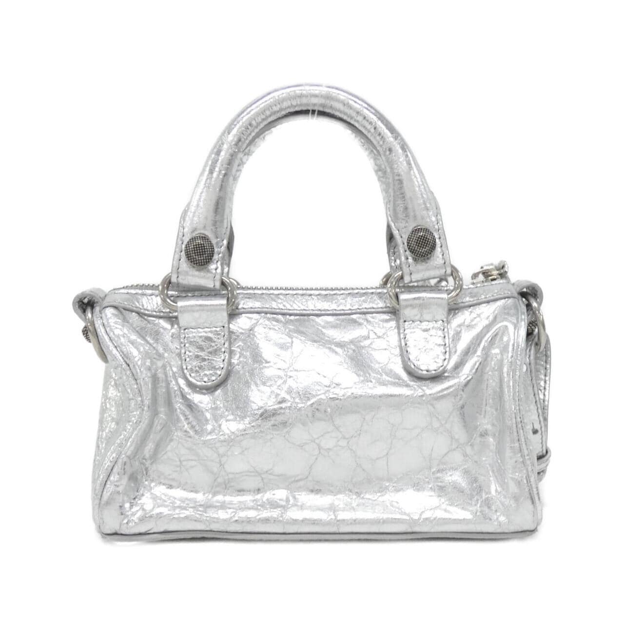 BALENCIAGA Le Cagole 792599 0GT3Y Handbag Leather 2