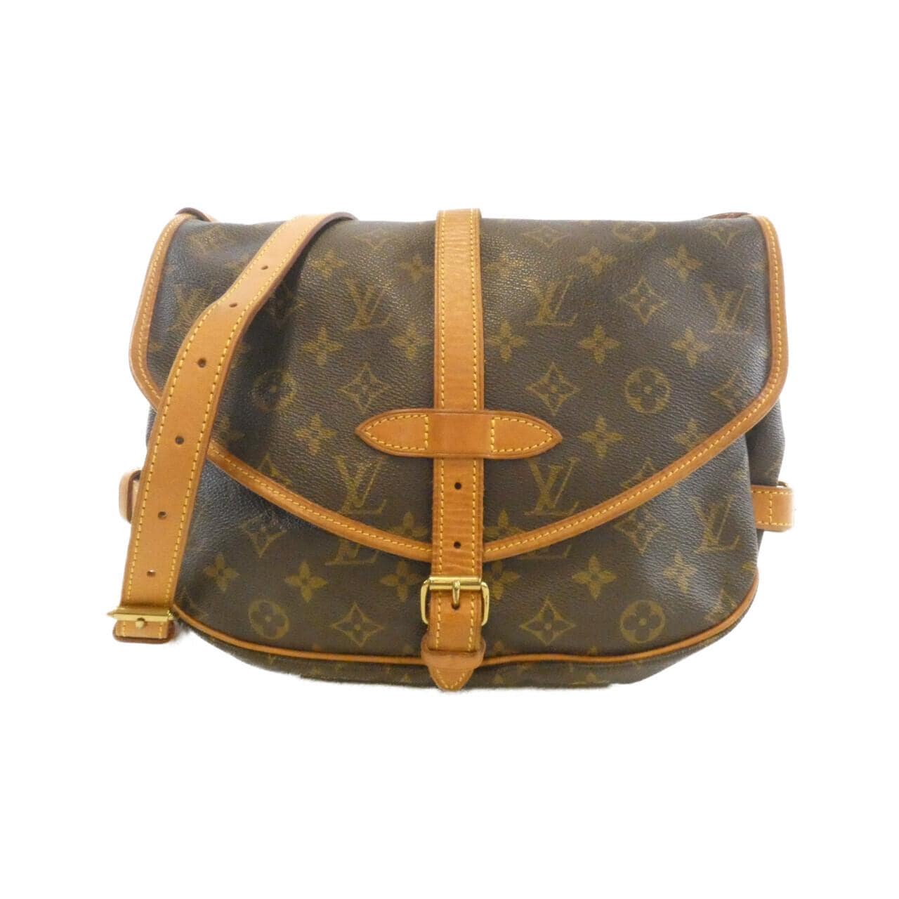 LOUIS VUITTON Saumur M42256 Shoulder Monogram
