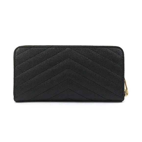 SAINT LAURENT 358094 BOW01 Wallet 黑色 新品 - 縮圖 2