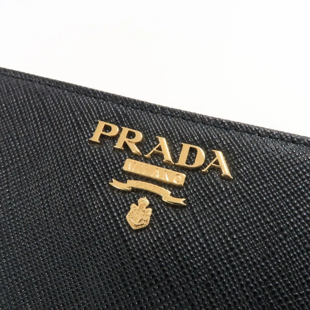 PRADA 1ML506 Wallet 黑色 新品 - 縮圖 4