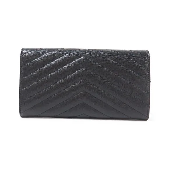 SAINT LAURENT 372264 BOW01 Wallet 黑色 新品 - 縮圖 2