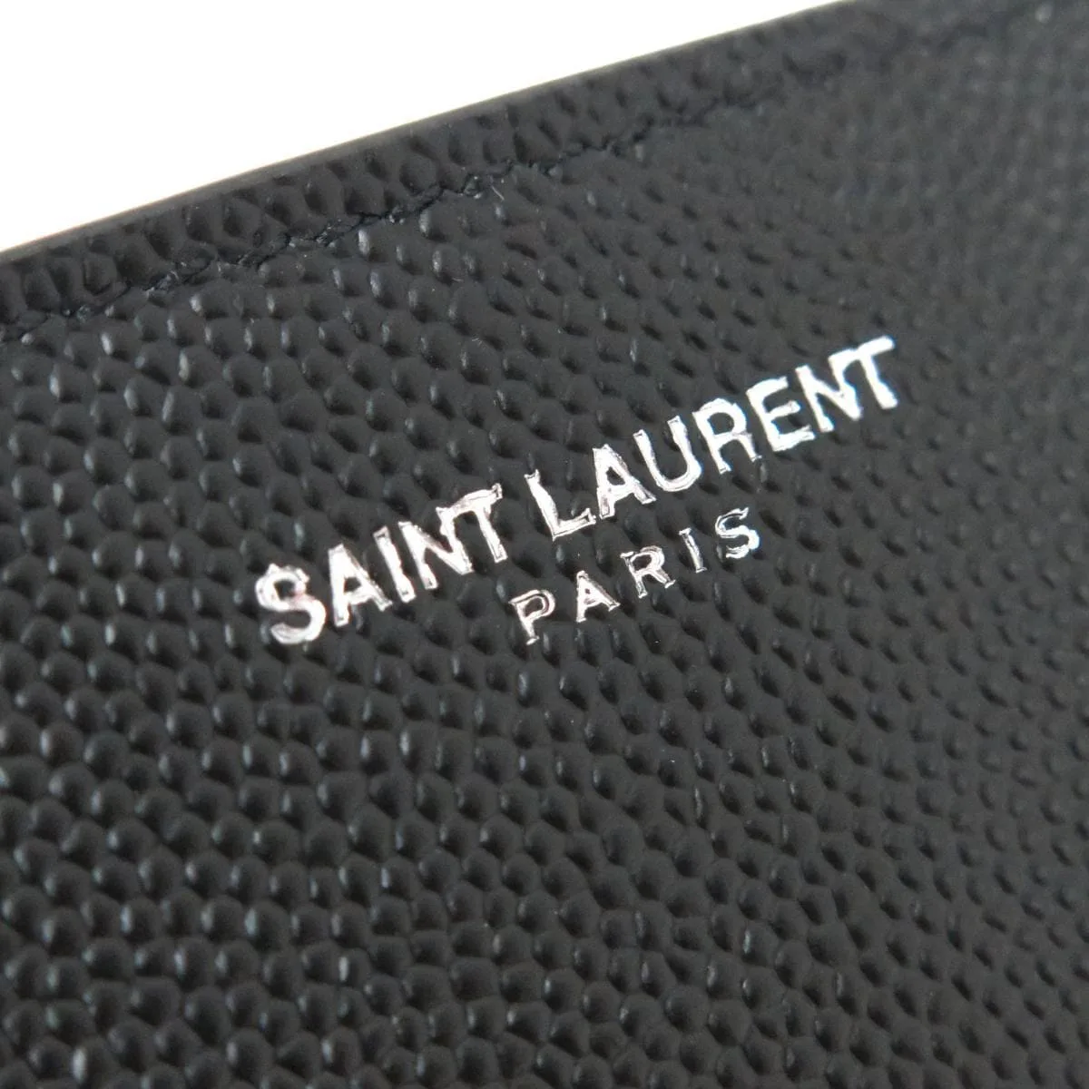 SAINT LAURENT 396303 BTY0N Wallet 黑色 新品 - 縮圖 3