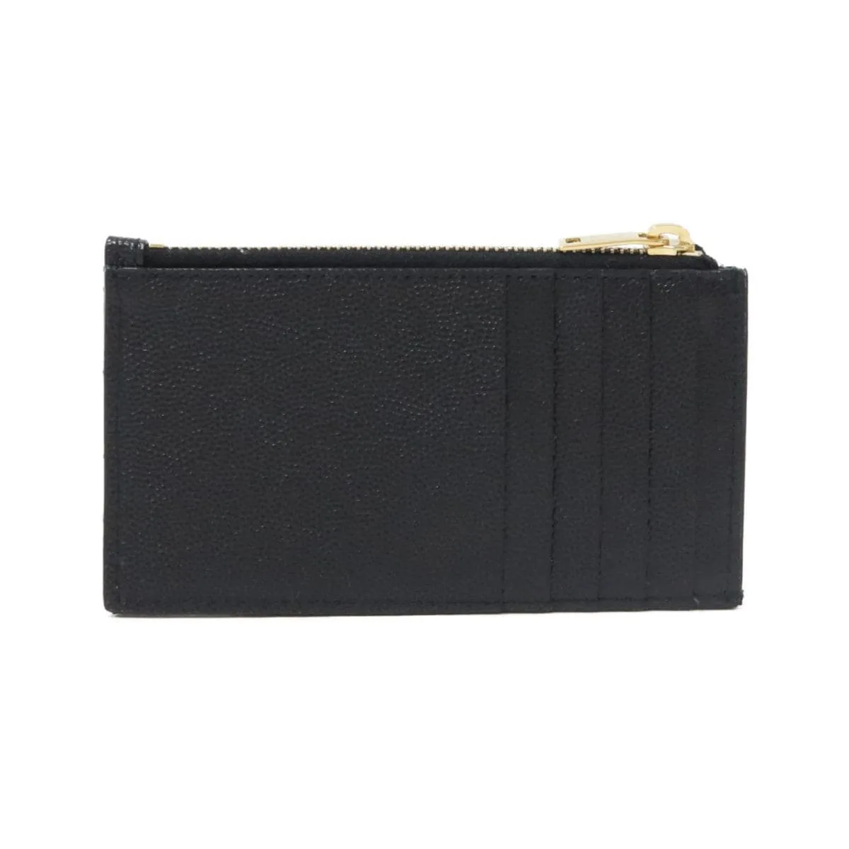 SAINT LAURENT 607915 BOW01 Coin Case 黑色 新品 - 縮圖 2
