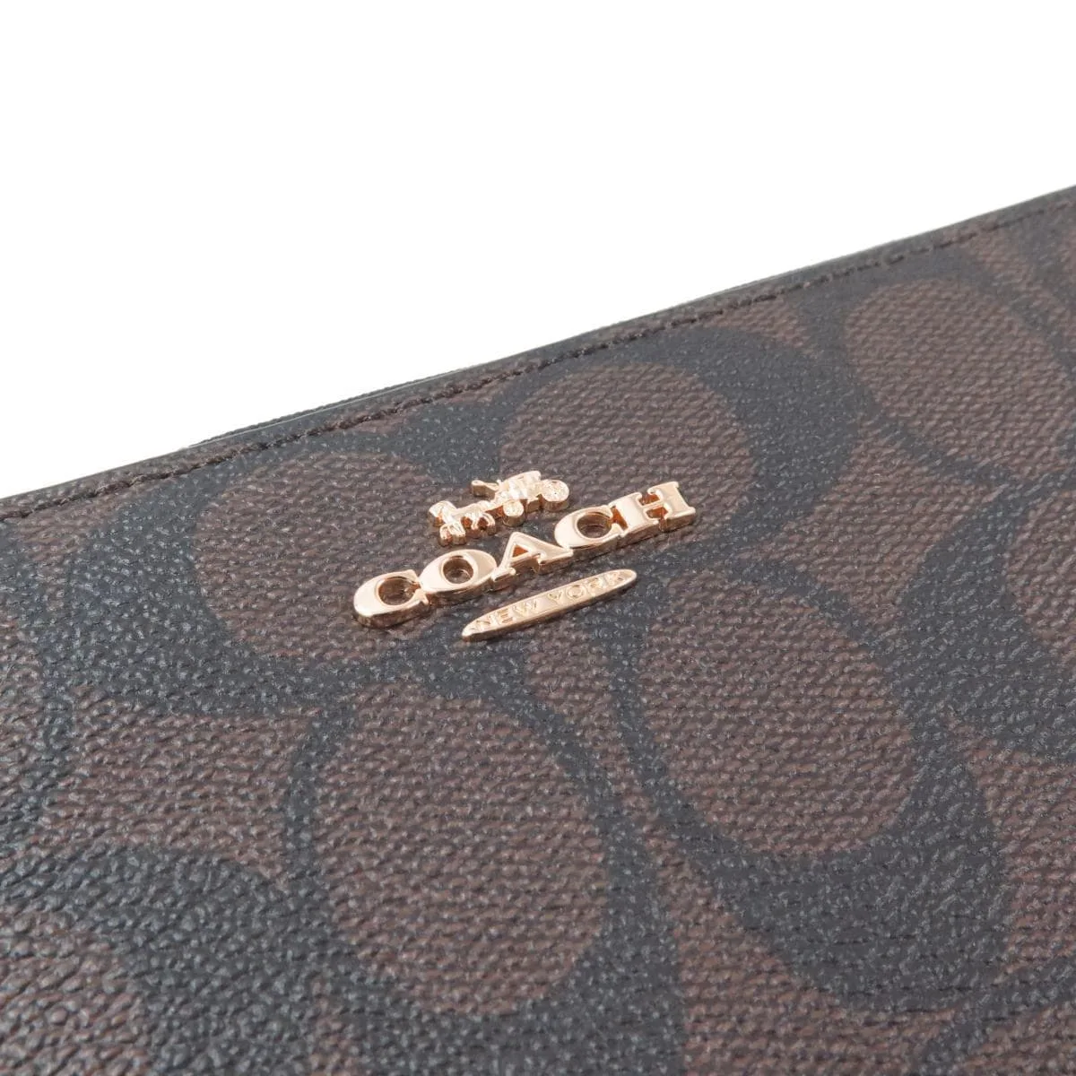 COACH C4452 Wallet Black New - Thumbnail 5